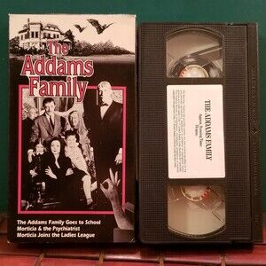 The Addam's Family 1960s TV Show 3 Episodes VHS